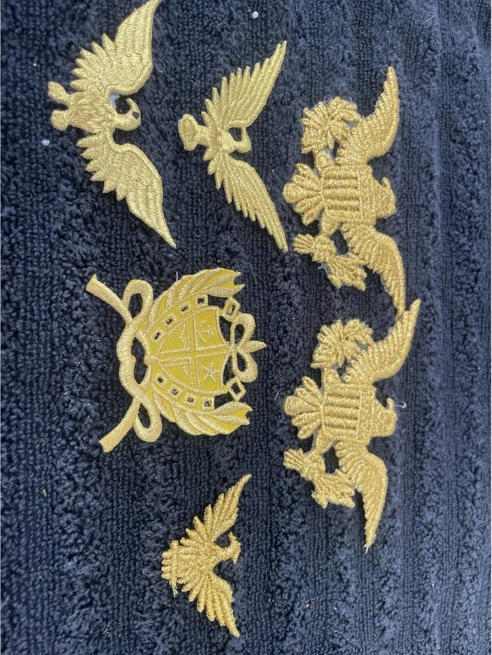Gold Eagle Military Eagle Sign Patch Lot